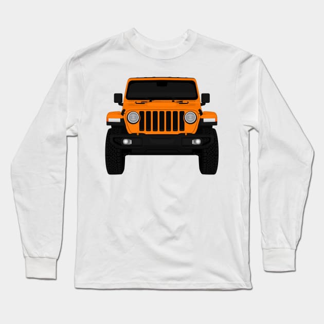 WRANGLER ORANGE Long Sleeve T-Shirt by VENZ0LIC